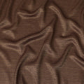Silk Brocade Fabric with Rich Brown and Gold Striped Design, 110 cm Width, Indian Origin-D19762