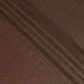 Silk Brocade Fabric with Rich Brown and Gold Striped Design, 110 cm Width, Indian Origin-D19762