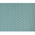 Aqua Blue and Green Paisley Viscose Crepe Printed Fabric - 110 cm Wide-D20008