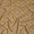 Yellow and Green Paisley Viscose Crepe Printed Fabric - 110 cm Wide-D20009