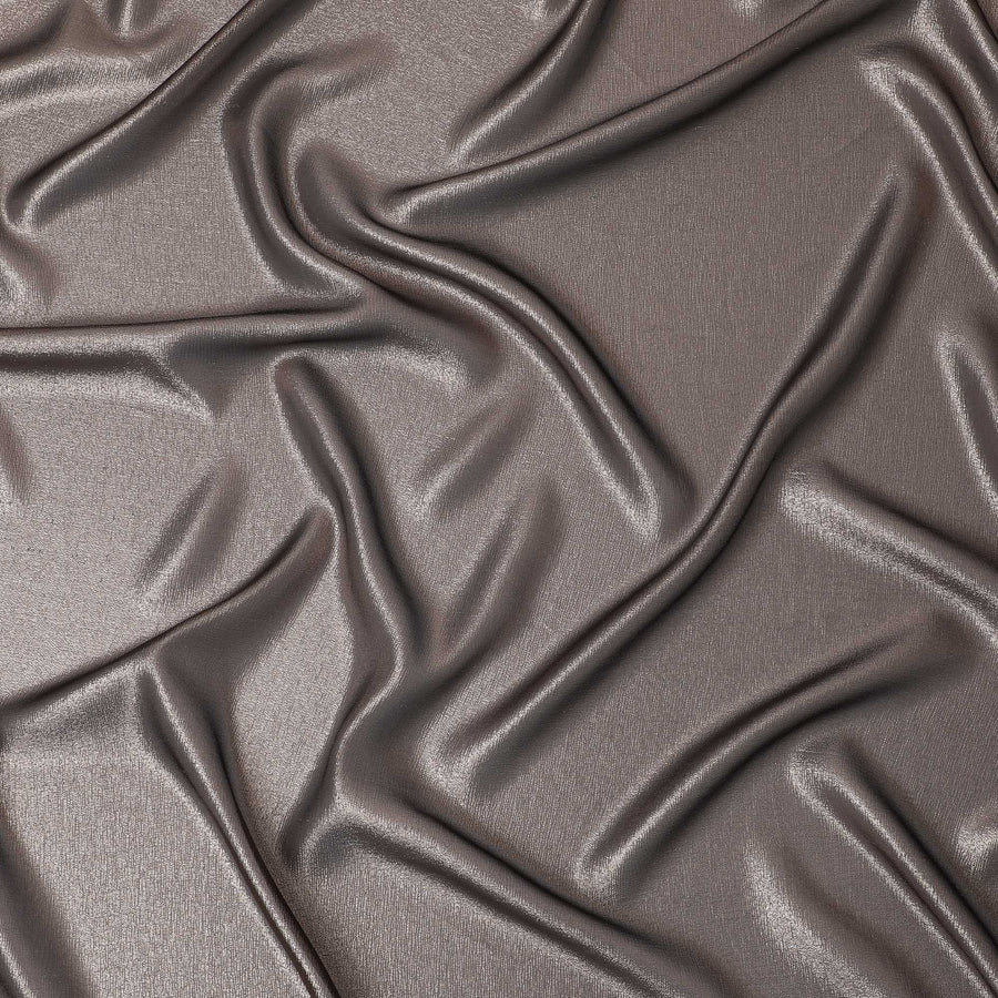 قماش شيفون حرير برونزي ميتاليك - عرض 110 سم - D20020