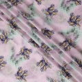 Stunning Lilac Synthetic Modal Satin Fabric with Abstract Design and Stone Work, 110 cm Width-20045 Regal Fabrics