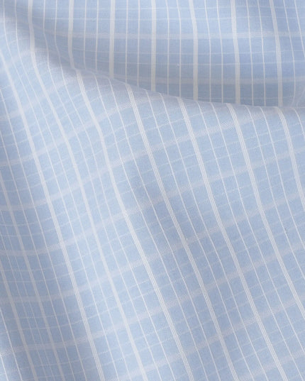 Window Pane Check Pattern Light Blue Buy Online Light Blue and White Windowpane Check 100% Cotton Shirting ...