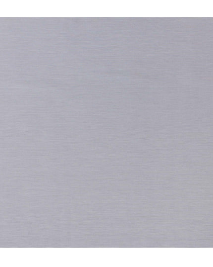 White and Navy Blue Textured Stripe 100% Cotton Shirting Fabric, 150 cm Width, Made in Italy-D20489