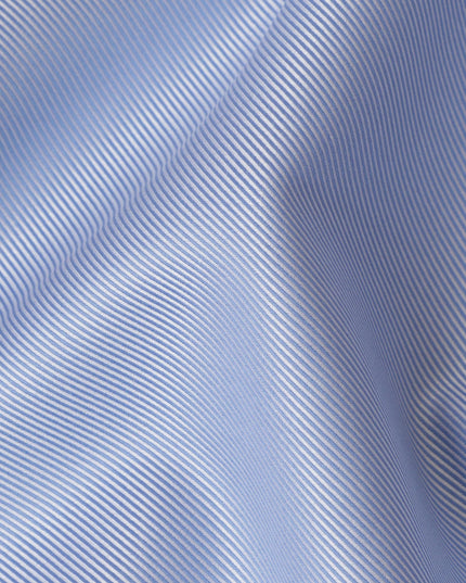 Light Blue Herringbone 100% Cotton Shirting Fabric, 150 cm Width, Made in Italy-D20491