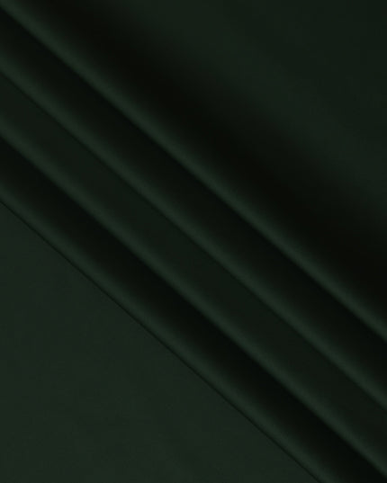 Forest Green 100% Cotton Shirting Fabric, 150 cm Width, Made in Italy-D20497