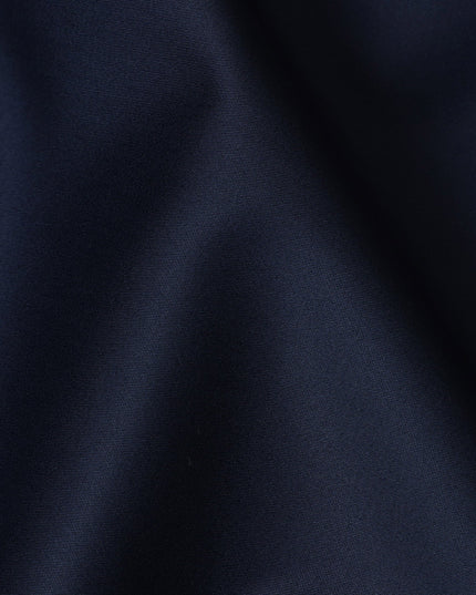 Midnight Blue 100% Cotton Shirting Fabric, 150 cm Width, Made in Italy-D20500