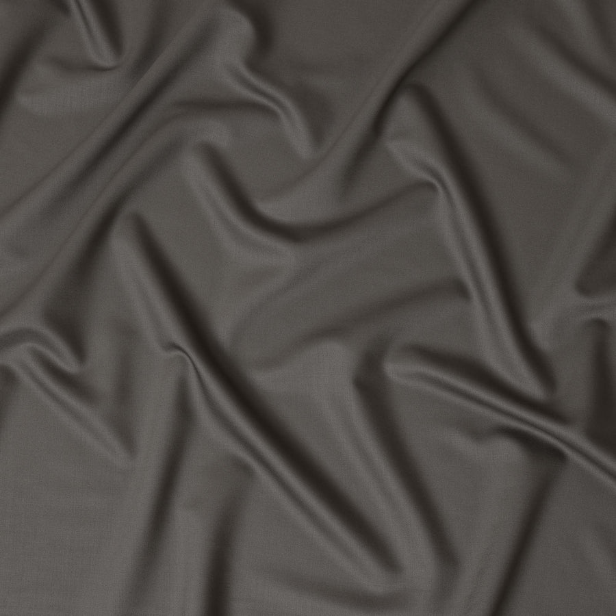 Dark Grey Super 120's English All Wool Suiting Fabric – 3.5 Meters, 150 cm Width, Made in the UK-D20516 Regal Fabrics