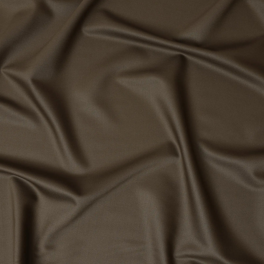 Olive Brown Super 120's English All Wool Suiting Fabric – 3.5 Meters, 150 cm Width, Made in the UK-D20520 Regal Fabrics