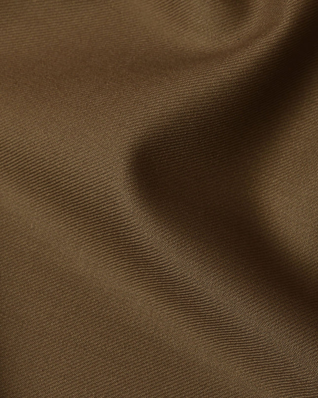 Camel Brown Super 150's English All Wool Suiting Fabric – 3.5 Meters, 150 cm Width, Made in the UK-D20525