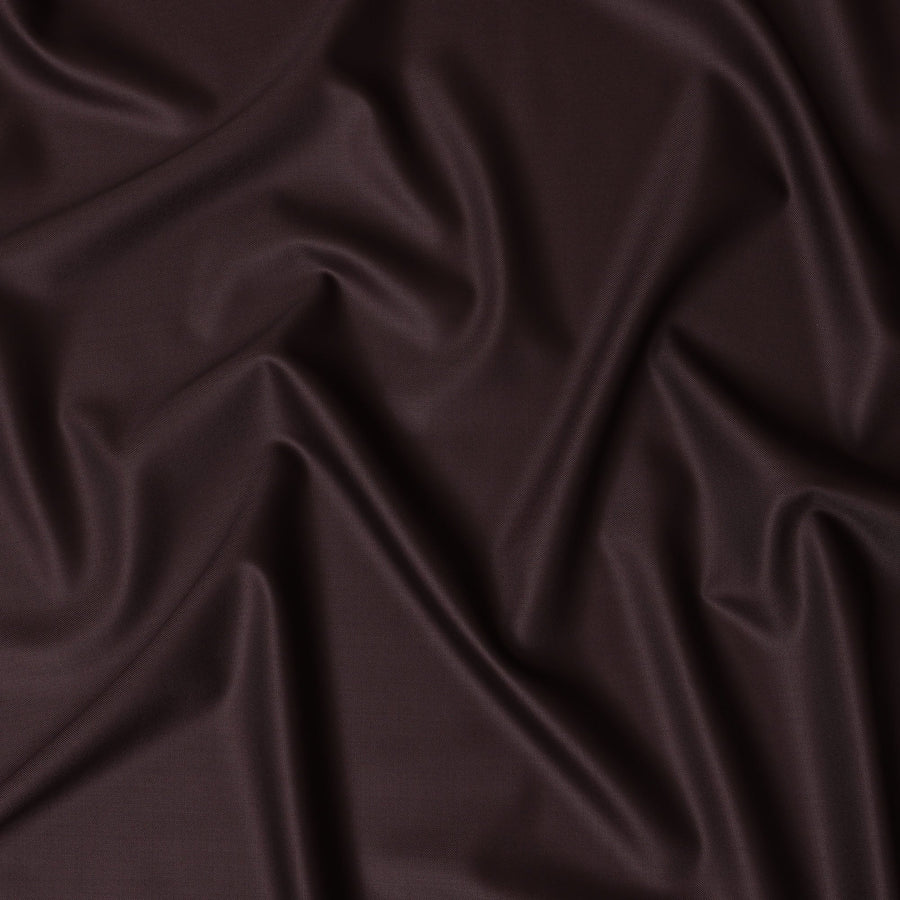 قماش بدلات من الصوف الإنجليزي والكشمير Super 150's باللون العنابي الغني - 3.5 متر، عرض 150 سم، صنع في المملكة المتحدة - D20531