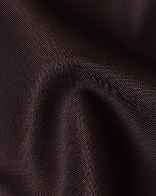 Rich Burgundy Super 150's English Wool and Cashmere Suiting Fabric – 3.5 Meters, 150 cm Width, Made in the UK-D20531