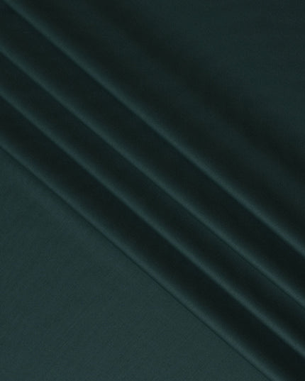 Bottle Green Super 180's English Wool and Cashmere  Suiting Fabric – 3.5 Meters, 150 cm Width, Made in the UK-D20533