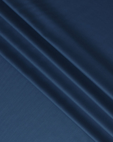 Petrol Blue Super 180's English Wool and Cashmere  Suiting Fabric – 3.5 Meters, 150 cm Width, Made in the UK-D20534