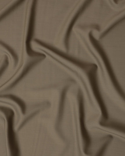 Olive Beige Super 150's Italian All Wool Suiting Fabric – 3.5 Meters, 150 cm Width, Made in Italy-D20537