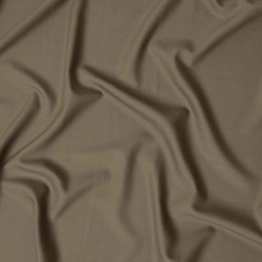 Olive Beige Super 150's Italian All Wool Suiting Fabric – 3.5 Meters, 150 cm Width, Made in Italy-D20537 Regal Fabrics