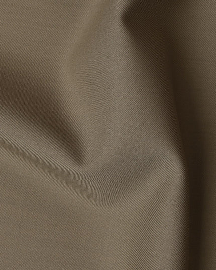 Olive Beige Super 150's Italian All Wool Suiting Fabric – 3.5 Meters, 150 cm Width, Made in Italy-D20537