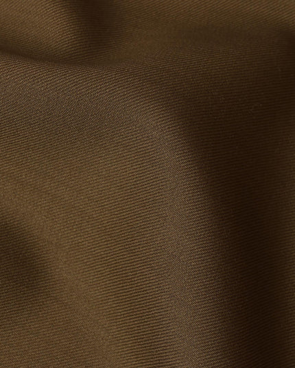 Chestnut Brown Super 150's Italian All Wool Suiting Fabric – 3.5 Meters, 150 cm Width, Made in Italy-D20538