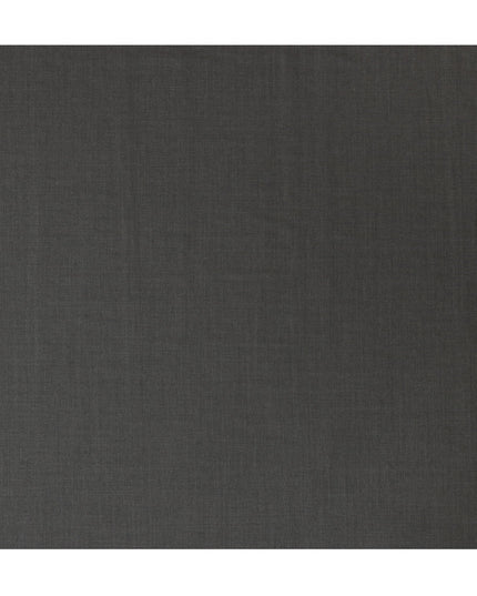 Charcoal Grey Italian Blended Wool Jacketing Fabric – 3.5 Meters, 150 cm Width, Made in Italy-D20540