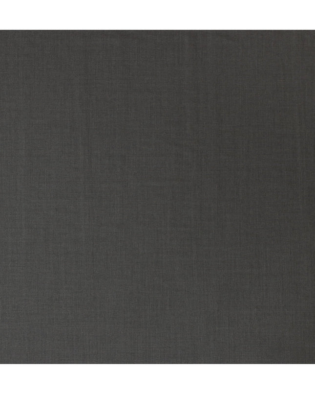 Charcoal Grey Italian Blended Wool Jacketing Fabric – 3.5 Meters, 150 cm Width, Made in Italy-D20540