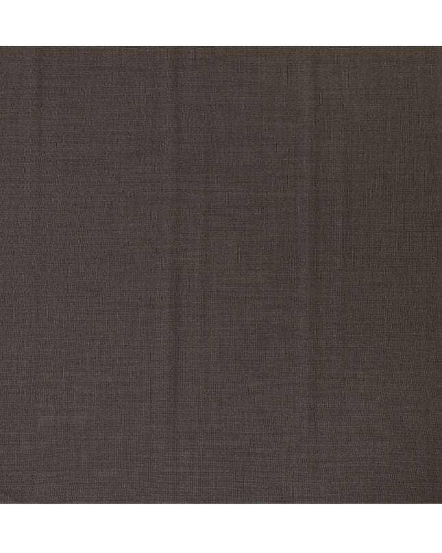 Light Brown Checkered Super 150's Italian all Wool Suiting Fabric – 3.5 Meters, 150 cm Width, Made in Italy-D20544