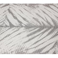 White and Charcoal Synthetic Chiffon Fabric with Abstract Pattern, 110 cm Width-D20681 Regal Fabrics