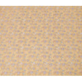 Mustard Pure Tussar Silk Fabric with Embroidery, 110 cm Width-D20693