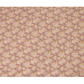 قماش حرير توسار نقي باللون الوردي الخوخي مع تطريز، عرض 110 سم - D20694