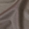 Olive Brown SCABAL Super 200's Wool and Silk Suiting Fabric, 3.5 Meters with Buttons and Lining, 150 cm Width-D20709