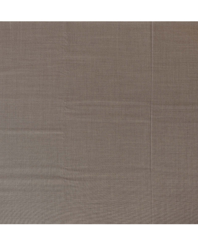 Olive Brown SCABAL Super 200's All Wool Suiting Fabric, 3.5 Meters with Buttons and Lining, 150 cm Width-D20709