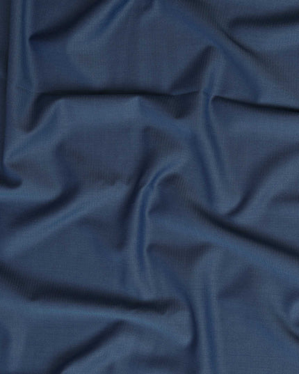 Slate Blue SCABAL Super 120's All Wool Suiting Fabric, 3.65 Meters, 150 cm Width-D20710