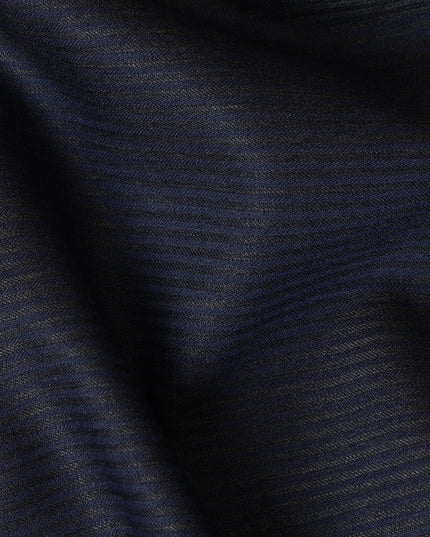 Deep Navy SCABAL Super 120's All Wool Suiting Fabric, 3.65 Meters, 150 cm Width-D20711