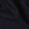 Black SCABAL Super 160's All Wool Suiting Fabric, 3.65 Meters, 150 cm Width-D20713