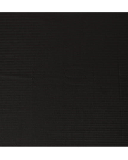 Black Pinstripe SCABAL Super 140's All Wool Suiting Fabric, 3.75 Meters, 150 cm Width-D20714