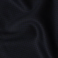 Navy Checkered SCABAL Super 140's All Wool Suiting Fabric, 3.75 Meters, 150 cm Width-D20715
