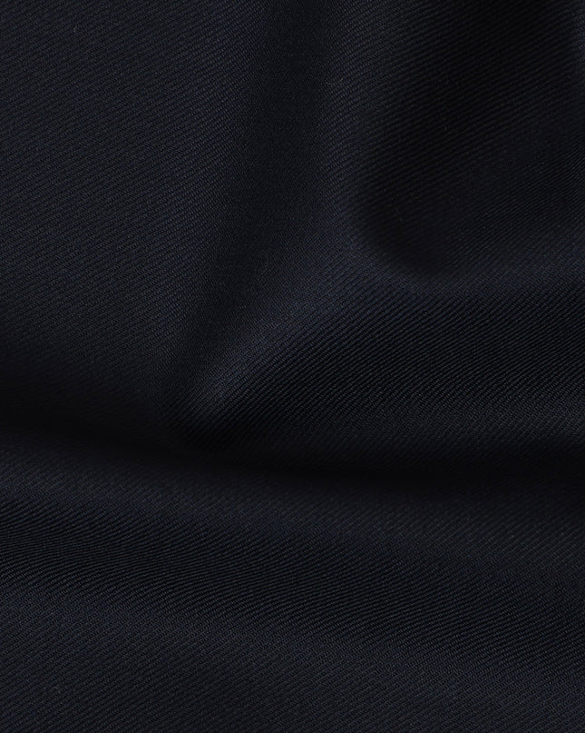 Navy LORO PIANO Super 170's All Wool Suiting Fabric - Premium Exclusive, 150 cm Width, 3.5 Meters, Made in Italy-D20717