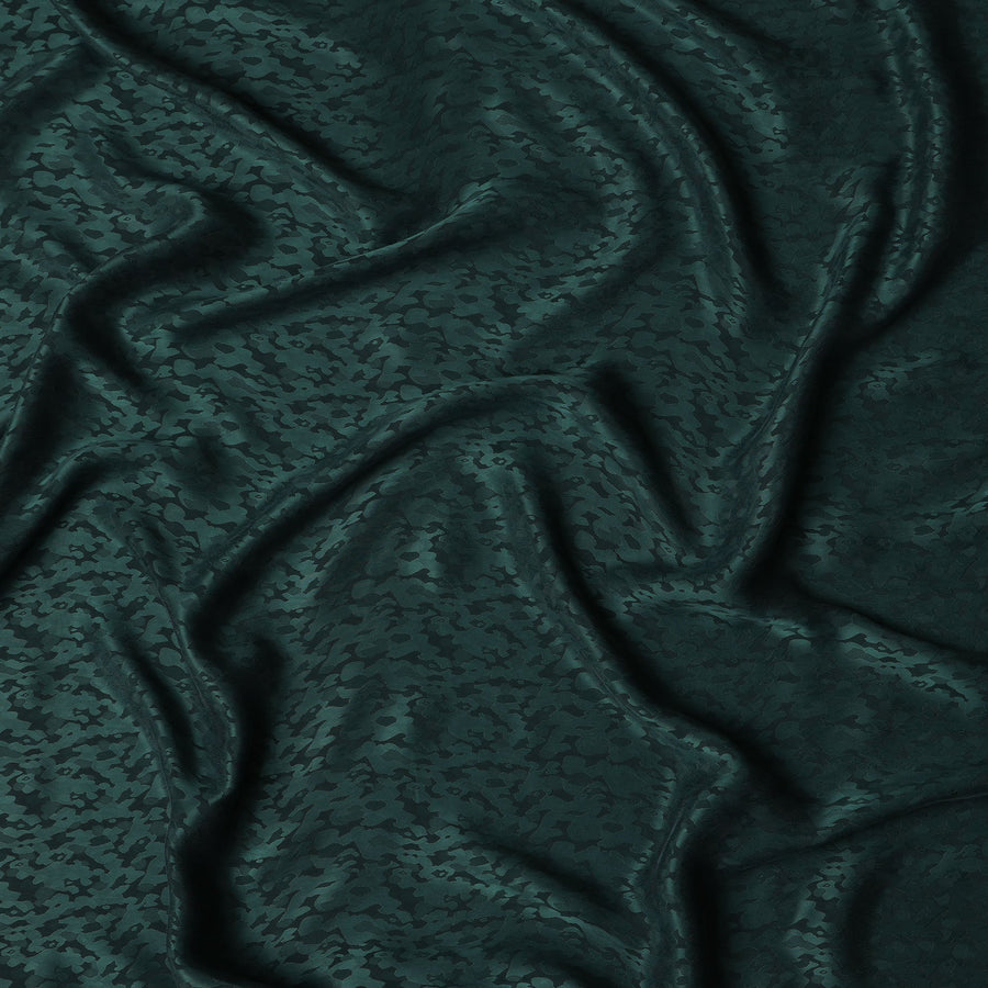 قماش كوبرو بيمبيرج باللون الأخضر الغابي، عرض 150 سم، صنع في اليابان - D21001