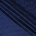 Royal Blue Paisley Cupro Bemberg Fabric, 140 cm Wide, Made in Japan-D21004