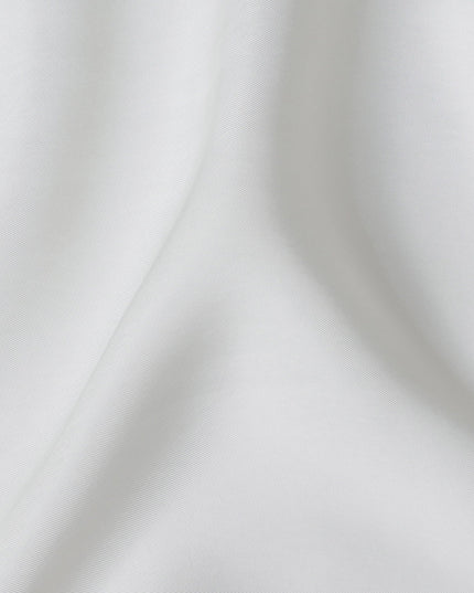 Ivory Solid Cupro Bemberg Fabric, 140 cm Wide, Made in Japan-D21011