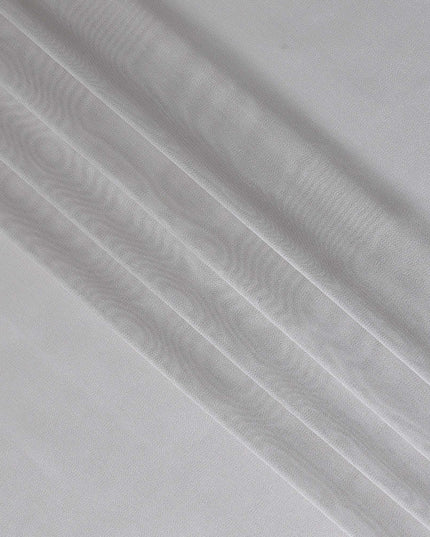 Silver Silk Lamé Fabric, 110 cm Wide, Made in South Korea-D21014