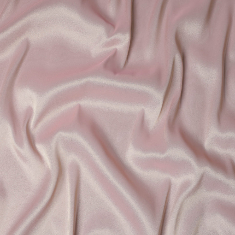 قماش حرير لامع باللون الوردي الفاتح، عرض 110 سم، صنع في كوريا الجنوبية - D21015