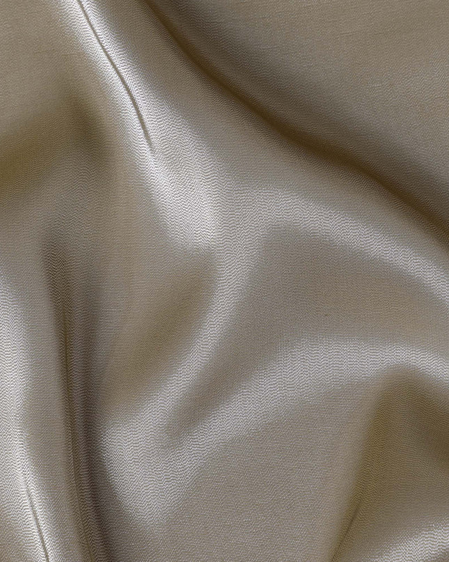 Olive green Silk French Lamé Fabric, 110 cm Wide, Made in France-D21017