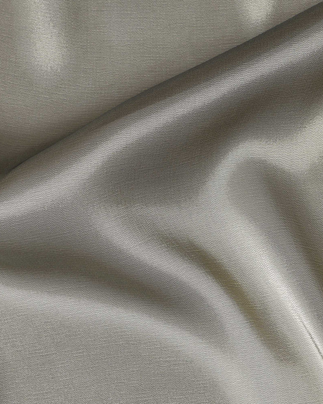 Sage Green Silk French Lamé Fabric, 110 cm Wide, Made in France-D21018