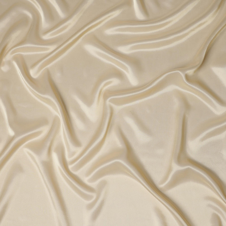 قماش حرير ذهبي فرنسي لامع، عرض 110 سم، صنع في فرنسا - D21023