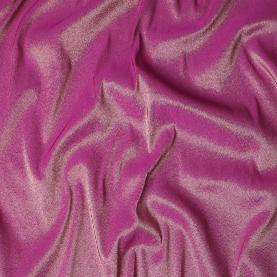 Fuchsia Pink Silk Lamé Fabric, 110 cm Wide, Made in South Korea-D21024