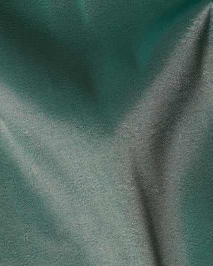 Emerald Green Silk Lamé Fabric, 110 cm Wide, Made in South Korea-D21026