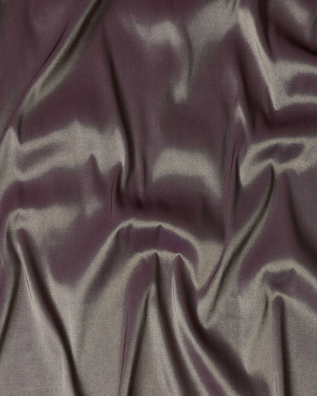 Plum Taupe Silk Lamé Fabric, 110 cm Wide, Made in South Korea-D21027