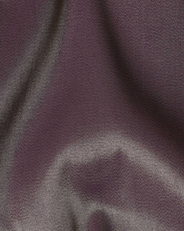 Plum Taupe Silk Lamé Fabric, 110 cm Wide, Made in South Korea-D21027