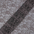 Light brown Floral Lace Fabric, 110 cm Width, Premium Synthetic Material from Indonesia-D21126 Regal Fabrics