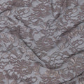 Light brown Floral Lace Fabric, 110 cm Width, Premium Synthetic Material from Indonesia-D21126 Regal Fabrics